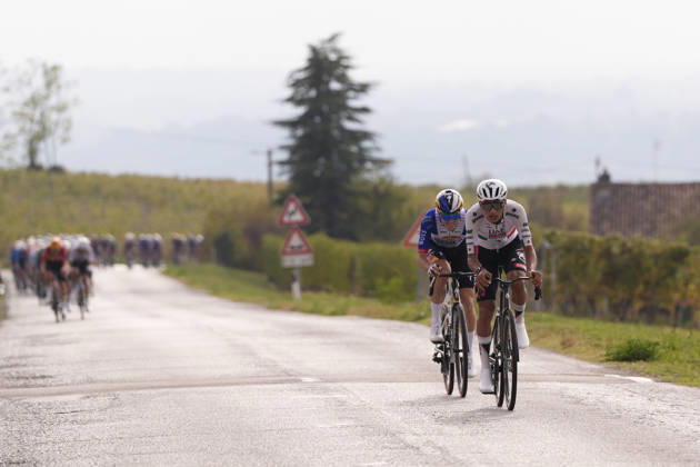 Mexico s Isaac Del Toro Romero of UAE Team Emirates XRG during the 110th edition of the Gran Piemonte 2026 a 185 km one day race from Asti to Bra on October 08, 2026, Italy.  Copyright: xFabioxFerrari LaPressex