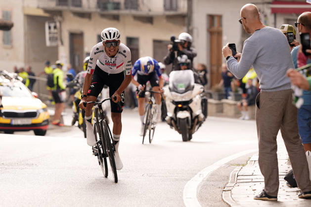 Mexico s Isaac Del Toro Romero of UAE Team Emirates XRG during the 110th edition of the Gran Piemonte 2026 a 185 km one day race from Asti to Bra on October 08, 2026, Italy.  Copyright: xFabioxFerrari LaPressex