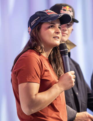 ALPINE SKIING - Atomic Media Day 2026 ALTENMARKT,AUSTRIA,08.OCT.26 - ALPINE SKIING - Atomic Media Day. Image shows Zrinka Ljutic (CRO) and Lucas Pinheiro Braathen (BRA). GEPAxpictures xHaraldxSteiner