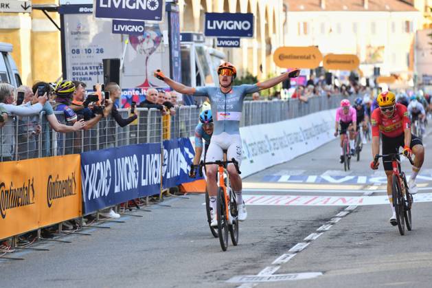IPA89433033 - Dorian Godon (FRA) during Il Gran Piemonte 2026, a Road cycling, Rad, Radsport, Strasse race in Aqui Terme, Italy, on October 8, 2026  Copyright: xDavidexVaninetti IPAxSportx xx IPA89433033