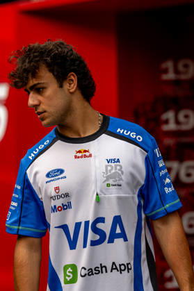 MARINA BAY, SINGAPORE: Arvid Lindblad, racing for the Racing Bulls team during the 2026 Formula 1 Singapore Grand Prix at the Marina Bay Street Circuit in Marina Bay, Singapore