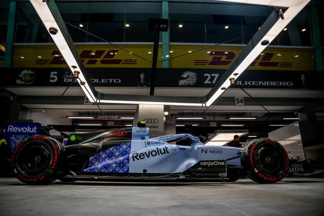 MARINA BAY, SINGAPORE: Gabriel Bortoleto, racing for the Audi Revolut F1 Team team during the 2026 Formula 1 Singapore Grand Prix at the Marina Bay Street Circuit in Marina Bay, Singapore