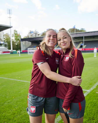 08.10.2026 LEUVEN , PILKA NOZNA KOBIET ( WOMEN S FOOTBALL) TRENING OFICJALNY PRZED POLFINALEM BARAZY MISTRZOSTW SWIATA 2027 TRENING NZ. ADRIANA ACHCINSKA, WERONIKA ZAWISTOWSKA FOTO RADOSLAW JOZWIAK CYFRASPORT NEWSPIX.PL --- Newspix.pl  RA2_5980