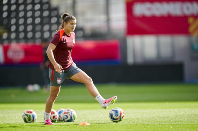 08.10.2026 LEUVEN , PILKA NOZNA KOBIET ( WOMEN S FOOTBALL) TRENING OFICJALNY PRZED POLFINALEM BARAZY MISTRZOSTW SWIATA 2027 TRENING NZ. MATYNA WIANKOWSKA FOTO RADOSLAW JOZWIAK CYFRASPORT NEWSPIX.PL --- Newspix.pl  RA2_6199