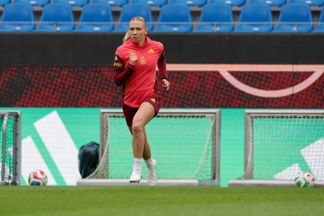 October 8, 2026, xgrfx, DFB Soccer Media Events, German Women s National Team Press Conference and Final Training Session, by Elisa Senß, German Women s National Team, Karlsruhe