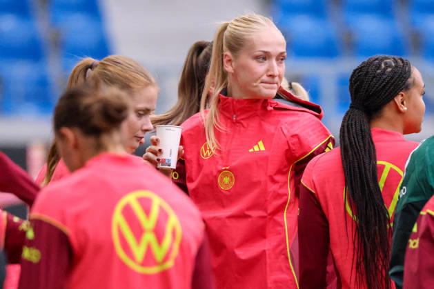 Karlsruhe, Germany, October 8, 2026 German Women s National Soccer Team Final Training Session Friendly Match: Germany vs. Australia Pictured: Camilla Küver (Kuever), Germany Copyright: HMBxMedia MadeleinexFantini