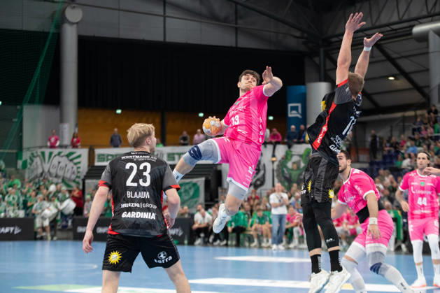 Handball, HBL2: SC DHfK Leipzig vs. TuS N Lübbecke, October 8, 2026; Matej Klima 13; SC DHfK Leipzig rises to the challenge Handball, 2nd Bundesliga, 2026–2027 season, Matchday 7: SC DHfK Leipzig vs. TuS N Lübbecke on October 8, 2026, at the Quarterback Immobilien Arena Leipzig Copyright: xBEAUTIFULxSPORTS JanxKaeferx