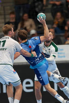 Max Haefner, TVB Stuttgart, 3 GER, TVB Stuttgart vs. HSG Wetzlar, Handball, Opel Handball Bundesliga, Matchday 8, 2026–2027 Season, October 8, 2026 GER, TVB Stuttgart vs. HSG Wetzlar, Handball, Opel Handball Bundesliga, Matchday 8, 2026–2027 season, October 8, 2026 Stuttgart Copyright: xEibner-Pressefoto SoerenxHerwegx EP_SHG