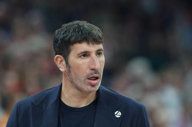 Alex Mumbru, Virtus Bologna, Head Coach, GER, FC Bayern Basketball vs. Virtus Bologna, Basketball, EuroLeague, Matchday 4, 2026–2027 Season, October 8, 2026, GER, FC Bayern Basketball vs. Virtus Bologna, Basketball, EuroLeague, Round 4, 2026–2027 Season, October 8, 2026, Munich Copyright: xEibner-Pressefoto JennixMaulx EP_JML