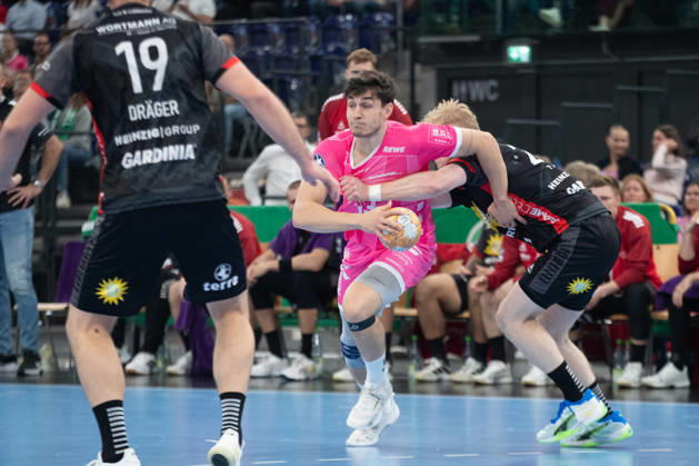 Handball, HBL2: SC DHfK Leipzig vs. TuS N Lübbecke, October 8, 2026; Matej Klima 13; SC DHfK Leipzig prevails. Handball, 2nd Bundesliga, 2026–2027 season, Matchday 7: SC DHfK Leipzig vs. TuS N Lübbecke on October 8, 2026, at the Quarterback Immobilien Arena Leipzig Copyright: xBEAUTIFULxSPORTS JanxKaeferx