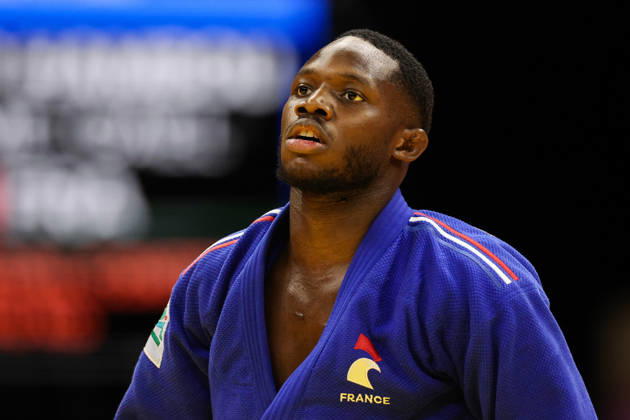 AZERBAIJAN, BAKU - OCTOBER 8, 2026: Maxime-Gael Ngayap Hambou of France is pictured during a -90 kg bout against Boris Rutovic of Serbia as part of the 2026 World Judo Championships at the National Gymnastics Arena 2026 World Judo Championships In Baku - ZUMAt113 20261008_zaa_t113_724 Copyright: xMikhailxSinitsynx
