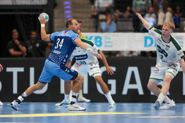 Kai Haefner, TVB Stuttgart, 34 (GER), TVB Stuttgart vs. HSG Wetzlar, Handball, Opel Handball Bundesliga, Matchday 8, 2026–2027 Season, October 8, 2026 GER, TVB Stuttgart vs. HSG Wetzlar, Handball, Opel Handball Bundesliga, Matchday 8, 2026–2027 season, October 8, 2026 Stuttgart Copyright: xEibner-Pressefoto SoerenxHerwegx EP_SHG
