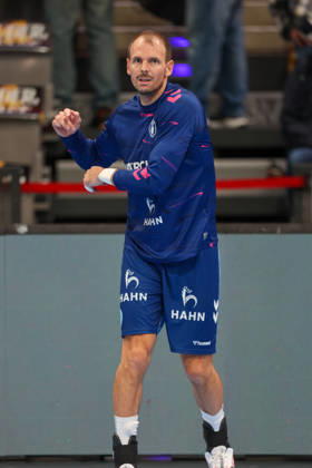 Kai Haefner, TVB Stuttgart, 34, GER, TVB Stuttgart vs. HSG Wetzlar, Handball, Opel Handball Bundesliga, Matchday 8, 2026–2027 Season, October 8, 2026 GER, TVB Stuttgart vs. HSG Wetzlar, Handball, Opel Handball Bundesliga, Matchday 8, 2026–2027 season, October 8, 2026 Stuttgart Copyright: xEibner-Pressefoto SoerenxHerwegx EP_SHG