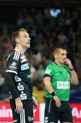Pictured: Mathias Gidsel, Füchse Berlin, August 10, 2026, Füchse Berlin vs. FC Porto, EHF Handball Champions League, 2026–27 season, Max Schmeling Halle Copyright: HMBxMedia xPascalxSpanehl
