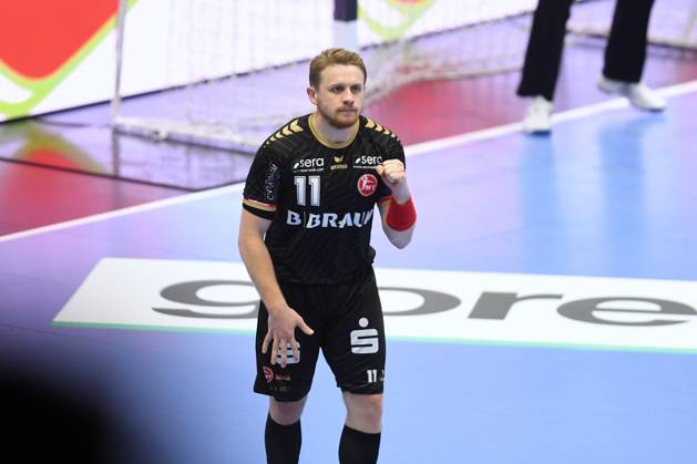 Celebration for Dimitri Ignatow, MT Melsungen 11, GER, MT Melsungen vs. HBC Nantes, FRA, Handball, Men s Champions League, Group Matches, 2026–2027 Season, October 8, 2026, GER, MT Melsungen vs. HBC Nantes, Handball, Men’s Champions League, Group Match, 2026–2027 Season, October 8, 2026, Kassel Copyright: xEibner-Pressefotox xRolandxSippelx EP_RSL