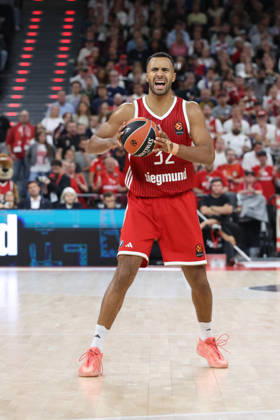 Johannes Thiemann, FC Bayern Basketball, 32, GER, FC Bayern Basketball vs. Virtus Bologna, Basketball, EuroLeague, Matchday 4, 2026–2027 Season, October 8, 2026, GER, FC Bayern Basketball vs. Virtus Bologna, Basketball, EuroLeague, Round 4, 2026–2027 Season, October 8, 2026, Munich Copyright: xEibner-Pressefoto JennixMaulx EP_JML