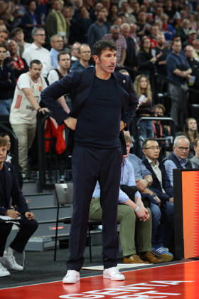 Alex Mumbru, Virtus Bologna, Head Coach, GER, FC Bayern Basketball vs. Virtus Bologna, Basketball, EuroLeague, Matchday 4, 2026–2027 Season, October 8, 2026, GER, FC Bayern Basketball vs. Virtus Bologna, Basketball, EuroLeague, Round 4, 2026–2027 Season, October 8, 2026, Munich Copyright: xEibner-Pressefoto JennixMaulx EP_JML