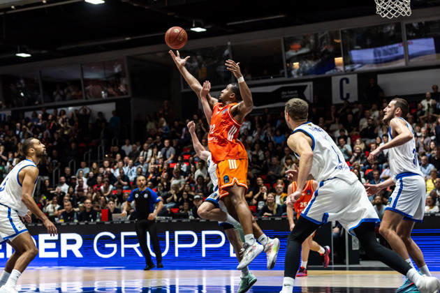 October 7, 2026, GER, BKT Eurocup, Basketball, Chemnitz, Niners Chemnitz vs. Neptunas Klaipeda, Nighael Ceaser (Niners Chemnitz), 22, Chemnitz Messe, Chemnitz, Saxony, Germany