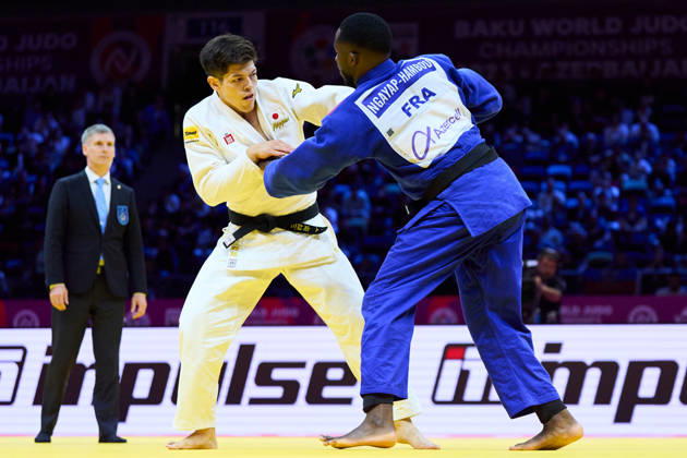 Sanshiro Murao (JPN), OCTOBER 8, 2026 -Judo : World Judo Championships BAKU2026 Mens -90kgSemi-final match at National Gymnastics Arena in Baku, Azerbaijan. aflo_354386761 KenxAsakurax
