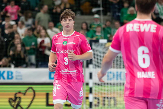Handball, HBL2: SC DHfK Leipzig vs. TuS N Lübbecke, October 8, 2026; Albert Faske 3, SC DHfK Leipzig Handball, 2nd Bundesliga, 2026–2027 season, Matchday 7: SC DHfK Leipzig vs. TuS N Lübbecke on October 8, 2026, at the Quarterback Immobilien Arena Leipzig Copyright: xBEAUTIFULxSPORTS JanxKaeferx