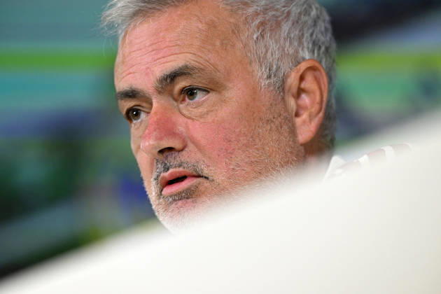 Real Madrid head coach Jose Mourinho MADRID, SPAIN - OCTOBER 9: Real Madrid head coach Jose Mourinho addresses journalists during a pre-match press conference, PK, Pressekonferenz at the club s Valdebebas training complex in Madrid, Spain on October 9, 2026. Mourinho responded to questions regarding squad preparation and tactical strategy ahead of their La Liga Matchday 8 fixture against Villarreal. Burak Akbulut Anadolu Madrid Spain. Editorial use only. Please get in touch for any other usage.  Copyright: x2026xAnadoluxBurakxAkbulutx