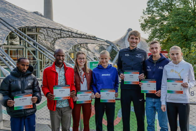 Leichtathletik, München Marathon, Pressekonferenz