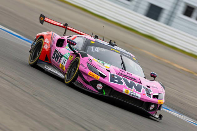 DTM, 15. + 16. Rennen Hockenheim 2026 14 Ferrari 296 GT3 EVO, EMIL FREY RACING: Matteo Cairoli - picture by Gruppe C Photography Sachsenring Germany Copyright: xGruppexCxPhotographyx