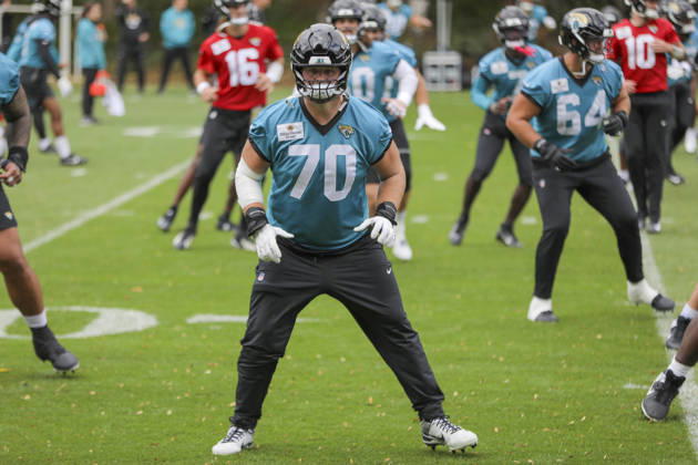 CHADLER’S CROSS, ENGLAND - OCTOBER 09: training with the team Cole van Lanen of the Jacksonville Jaguarsduring the Jacksonville Jaguars team practise and media as part of the London NFL, American Football Herren, USA Series 2026, at the Grove, Chandler’s Cross, Hertfordshire, England, on 09 October 2026. Jody Demay - Davies SPP Copyright: xJodyxDemayx-xDaviesx xSPPx Sportspressphoto_SPR249418