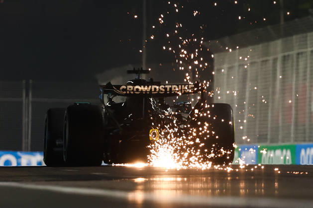 F1 Singapore Grand Prix 2026 Sprint Qualifying George Russell of Mercedes during the Sprint qualifying ahead of the Formula 1 Singapore Grand Prix at Marina Bay Street Circuit in Singapore on October 9, 2026. Singapore Singapore  Copyright: xJakubxPorzyckix originalFilename:porzycki-f1singap261009_npUMs.jpg