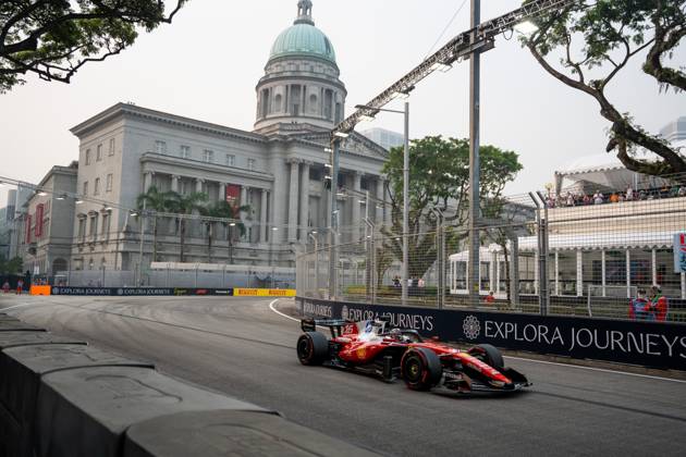 October 9, 2026, Singapore, Singapore: Charles Leclerc (MCO) (Scuderia Ferrari HP) during free practice 1 of the Formula 1 Singapore Grand Prix 2026 at the Marina Bay Street Circuit. F1 2026: (Free Practice 1) Singapore Grand Prix In Singapore, Singapore - 09 Oct 2026 - ZUMAs197 20261009_aaa_s197_054 Copyright: xLucaxMartinix