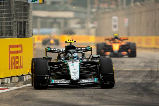 October 9, 2026, Singapore, Singapore: Andrea Kimi Antonelli (ITA) (Mercedes-AMG Petronas F1 Team) during free practice 1 of the Formula 1 Singapore Grand Prix 2026 at the Marina Bay Street Circuit. F1 2026: (Free Practice 1) Singapore Grand Prix In Singapore, Singapore - 09 Oct 2026  - ZUMAs197 20261009_aaa_s197_066 Copyright: xLucaxMartinix
