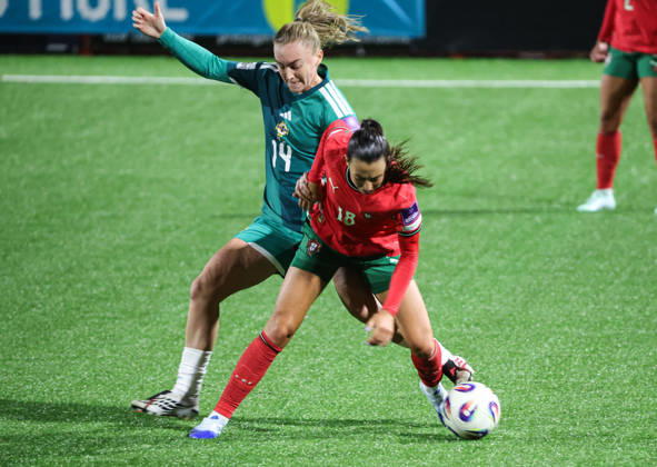 Fußball, Frauen, WM Quali, Nordirland - Portugal