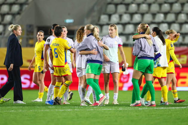 Women s World Cup Qualifier: Romania vs. Norway, Bucharest, October 9, 2026: The Norwegian women s national team after the World Cup qualifying soccer match between Romania and Norway at Stadionul Arcul de Triumf in Bucharest. Photo by Nikola Krstic, NTB. EDITORIAL USE ONLY. RESTRICTED USE FOR BETTING COMPANIES.  Copyright: xNikolaxKrsticx xNTBx