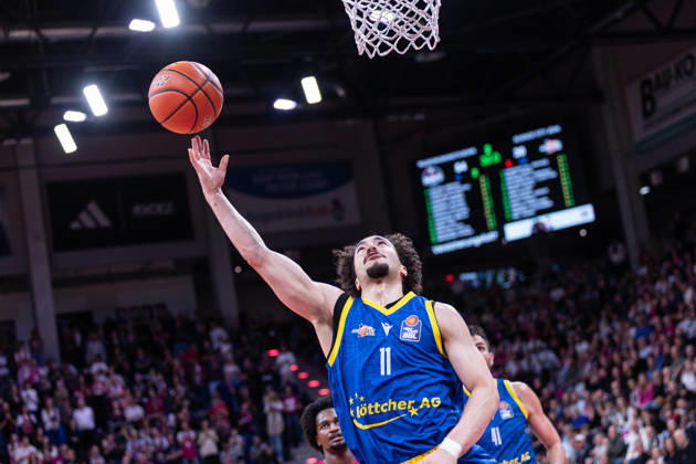 easyCredit Basketball Bundesliga, Telekom Baskets Bonn vs. Science City Jena, October 9, 2026 Isaiah Moses of Science City Jena scores 11 points easyCredit Basketball Bundesliga, Telekom Baskets Bonn vs. Science City Jena, October 9, 2026, Telekom Dome Bonn Copyright: xBEAUTIFULxSPORTS Derixx