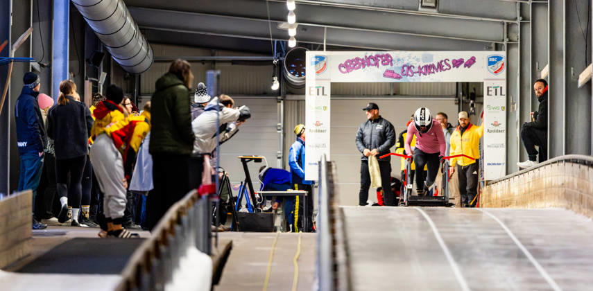 October 10, 2026, GER, Bobsleigh, Season 26–27, Women, Central Performance Test in Bobsleigh: Push Test. As is tradition, the German bobsleigh pilots and their pushers gathered in Oberhof for a showdown. 98559 Oberhof LOTTO Thuringia EISARENA Oberhof Training Hall Start Facility Thuringia Germany
