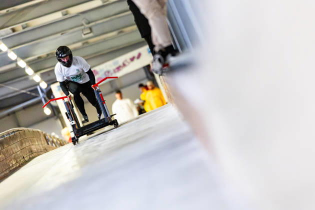 October 10, 2026, GER, Bobsleigh, Season 26–27, Men, Central Performance Test in Bobsleigh: Push Test. Traditionally, German bobsled pilots and their pushers have gathered in Oberhof for a test of strength. 98559 Oberhof LOTTO Thuringia EISARENA Oberhof Training Hall Start Facility Thuringia Germany