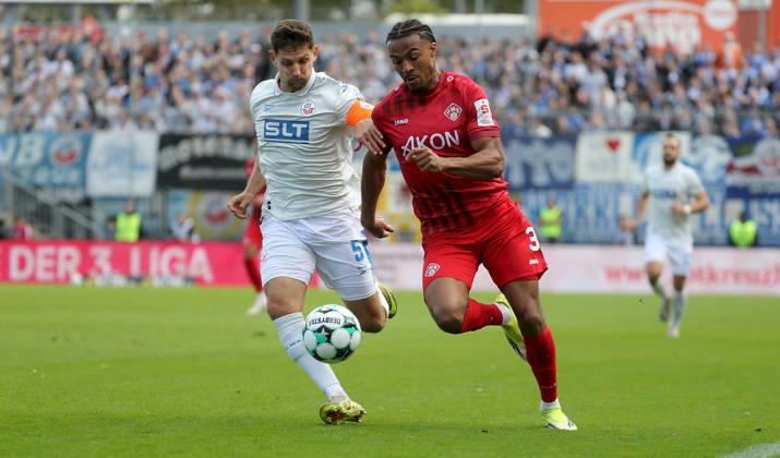 Fußball, 3. Liga, Würzburger Kickers - FC Hansa Rostock