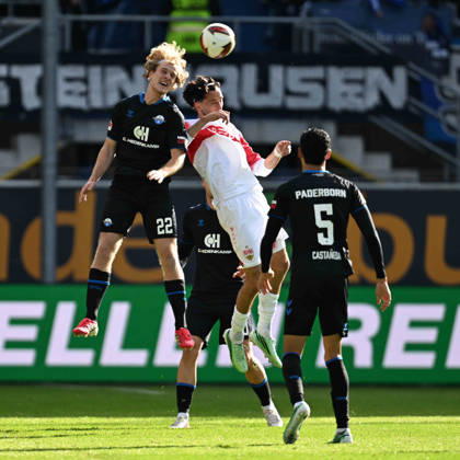 Fußball, 1. BL, SC Paderborn - VfB Stuttgart