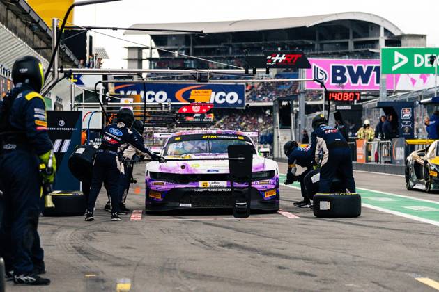 DTM, 15. + 16. Rennen Hockenheim 2026 64 Ford Mustang GT3, HRT Ford Racing: Finn Wiebelhaus - picture by Gruppe C Photography Sachsenring Germany Copyright: xGruppexCxPhotographyx
