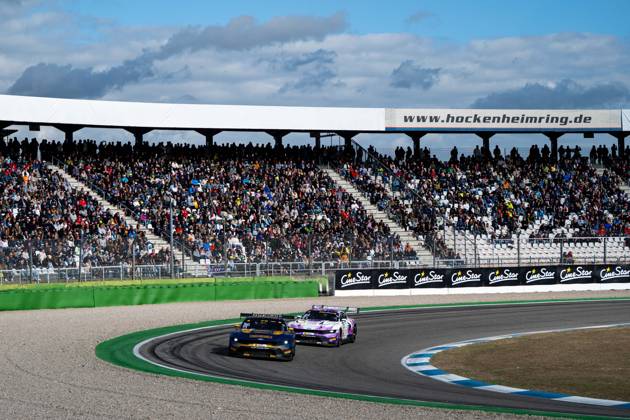 DTM, 15. + 16. Rennen Hockenheim 2026 36 Ford Mustang GT3, HRT Ford Racing: Arjun Maini, 64 Ford Mustang GT3, HRT Ford Racing: Finn Wiebelhaus - picture by Gruppe C Photography Sachsenring Germany Copyright: xGruppexCxPhotographyx