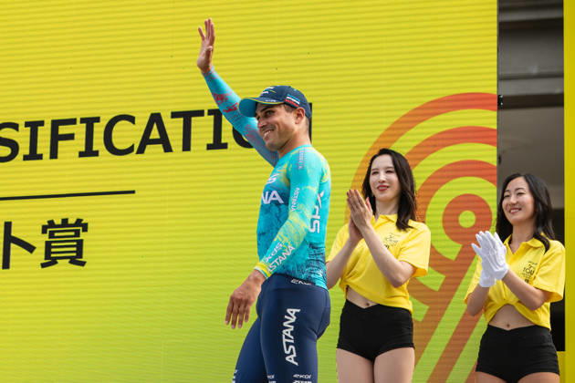 Tour De Kyushu Stage Finishes In Fukuoka s Tenjin For The First Time Matteo Malucelli of XDS Astana Team wins Stage 1 of the Mynavi Tour de Kyushu 2026 at the finish line on Tenjin Bridge in Fukuoka, Japan, on October 10, 2026. The Italian won the 152.0-kilometer Saga-Fukuoka stage in 3 hours 9 minutes 51 seconds, ahead of Luke Mudgway (Li Ning Star) and Alessio Delle Vedove (XDS Astana Team), and took the general and points classification leads. It was the first time the race finished in Tenjin, the commercial heart of Fukuoka, where a parade, stage events and food stalls marked the day. The race, first held in 2023 and part of the UCI Asia Tour (2.1 category), runs October 9-12 through six Kyushu prefectures under the official title We stand with Kumamoto. Mynavi Tour de Kyushu 2026, adopted to support areas affected by the Kumamoto earthquake. Fukuoka Japan  Copyright: xRyoxChix originalFilename:zhi-tourdeky261010_nps3B.jpg