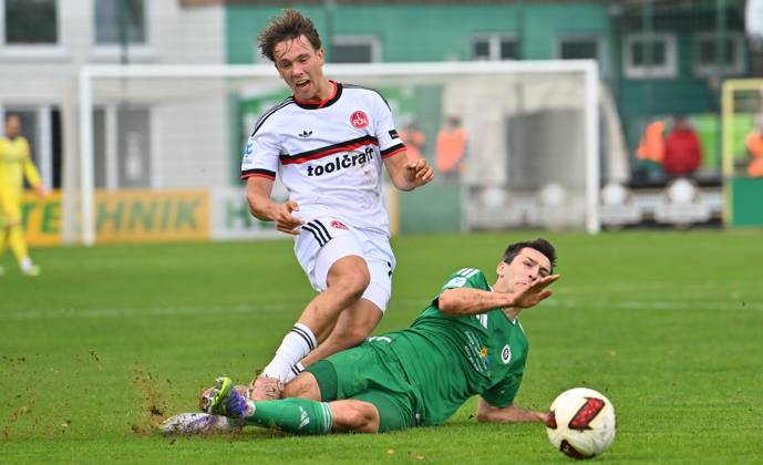 Football, Bavarian Regional League, SpVgg Ansbach 09 v 1. FC Nürnberg II