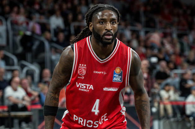 Bamberg, Germany, October 10, 2026; easyCredit BBL 2026–2027, Matchday 5; BMA365 Bamberg Baskets vs. Syntainics MBC; Pictured: Jordan Jones; Bamberg, fully focused; Brose Arena, Bavaria Copyright: xFotostandx xSchmittx