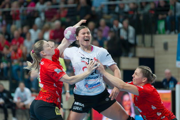 Handball, Frauen, HBF, SV Union Halle-Neustadt - BSV Sachsen Zwickau