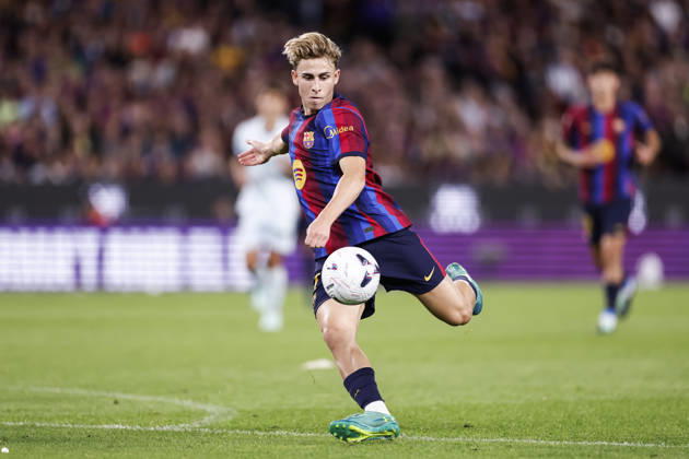 October 10, 2026, Barcelona, Barcelona, Spain: Fermin Lopez of FC Barcelona, Barca in action during the Spanish league, LaLiga EA Sports, football match played between FC Barcelona and Getafe CF at Spotify Camp Nou stadium on October 10, 2026 in Barcelona, Spain. FC Barcelona V Getafe CF - LaLiga EA Sports - ZUMAa181 20261010_zaa_a181_128 Copyright: xJavierxBorregox