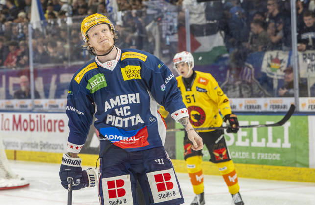 October 10, 2026, Quinto, Gottardo Arena, NL: HC Ambri Piotta vs. SC Bern; Top Scorer: Roby Jarventie; Ambri, Quinto, Gottardo Arena, Ticino, Switzerland Copyright: xJustPictures.ch JarixPestelaccix jp-en-JaPe-JP6_JAr_NL_HCAP_SCBern_10Ott2026_000027