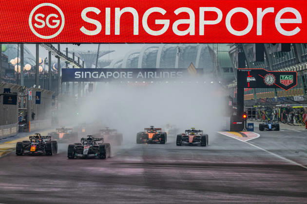 FORMULE 1 : Grand Prix de Singapour - 10 10 2026 63 George Russell (GBR) Mercedes-AMG PETRONAS Formula One Team (DEU) Mercedes W17 Mercedes, during the Formula 1 Singapore Grand Prix at the Marina Bay Street Circuit, Round 18 of the 2026 FIA Formula 1 World Championship, WM, Weltmeisterschaft 9-11 October 2026, Singapore (SGP). SINGAPORESingapore Copyright: xIANxBUNDEYx xMPSxAGENCYx x