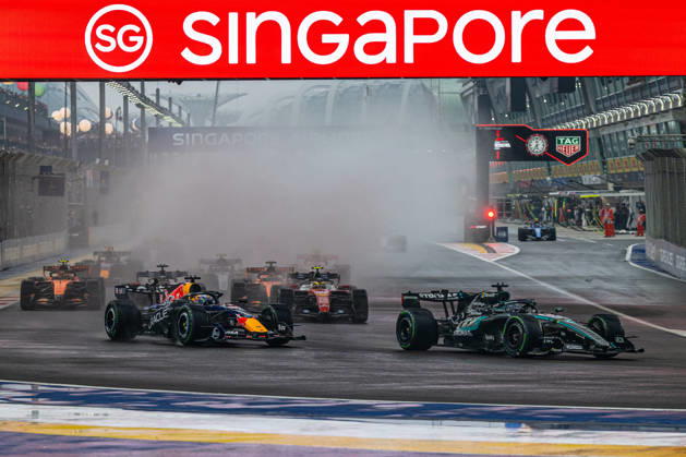 FORMULE 1 : Grand Prix de Singapour - 10 10 2026 63 George Russell (GBR) Mercedes-AMG PETRONAS Formula One Team (DEU) Mercedes W17 Mercedes, during the Formula 1 Singapore Grand Prix at the Marina Bay Street Circuit, Round 18 of the 2026 FIA Formula 1 World Championship, WM, Weltmeisterschaft 9-11 October 2026, Singapore (SGP). SINGAPORESingapore Copyright: xIANxBUNDEYx xMPSxAGENCYx x