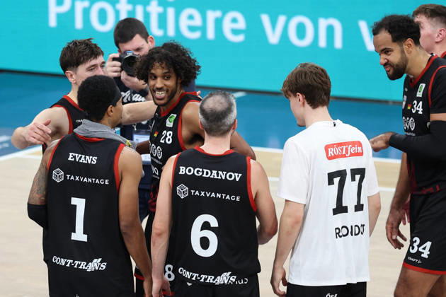SBB Baskets Wolmirstedt win 85–74 GER BBL MLP Academics Heidelberg SBB Baskets Wolmirstedt Basketball Barmer 2 Basketball Bundesliga ProA Matchday 4, 2026–2027 Season, October 10, 2026 GER MLP Academics Heidelberg SBB Baskets Wolmirstedt, Basketball Barmer 2 Basketball Bundesliga ProA, Matchday 4, 2026–2027 Season, October 10, 2026, Heidelberg Copyright: xEibner-Pressefoto JoergxHirschx EP_JHH