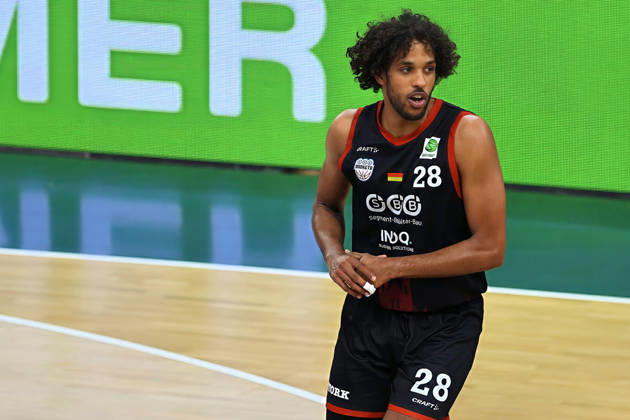 Alieu Ceesay, SBB Baskets Wolmirstedt, 28 GER BBL MLP Academics Heidelberg SBB Baskets Wolmirstedt Basketball Barmer 2 Basketball Bundesliga ProA Matchday 4, 2026–2027 Season, October 10, 2026 GER MLP Academics Heidelberg SBB Baskets Wolmirstedt, Basketball Barmer 2 Basketball Bundesliga ProA Matchday 4, 2026–2027 Season, October 10, 2026, Heidelberg Copyright: xEibner-Pressefoto JoergxHirschx EP_JHH